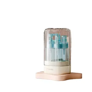 5-In-1 Travel Dispenser Set, Spray Bottle, Lotion Bottle, Mouthwash Cup, Cosmetics Organizer, 35ML, Tsa Approved, Portable, Cosmetic Storage Box