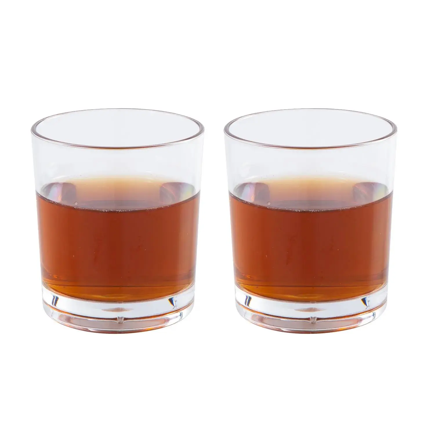 Clear Plastic Whiskey Glasses