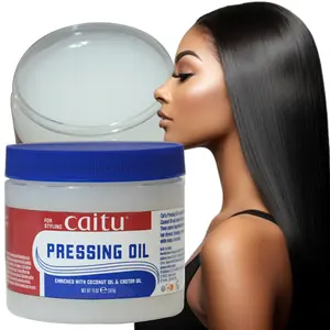 1 pc, 397g, Pressing Oil for Hair Styling, Prevent Hair Dryness, Breakage While Using a Hot Comb,Adds Shine,Adds Moisture to Hair