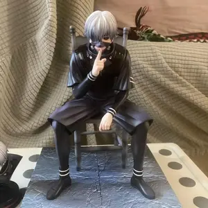 20cm 7.8 Inch Anime Kaneki Ken Action Figures Pvc Statue Desktop Ornamen Collection Statue Model Decoration Room Desk Toys Child