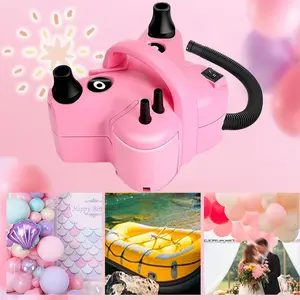 Cherry blossom powder butterfly balloon machine electric dual-hole portable balloon machine for birthday party decoration balloon inflation