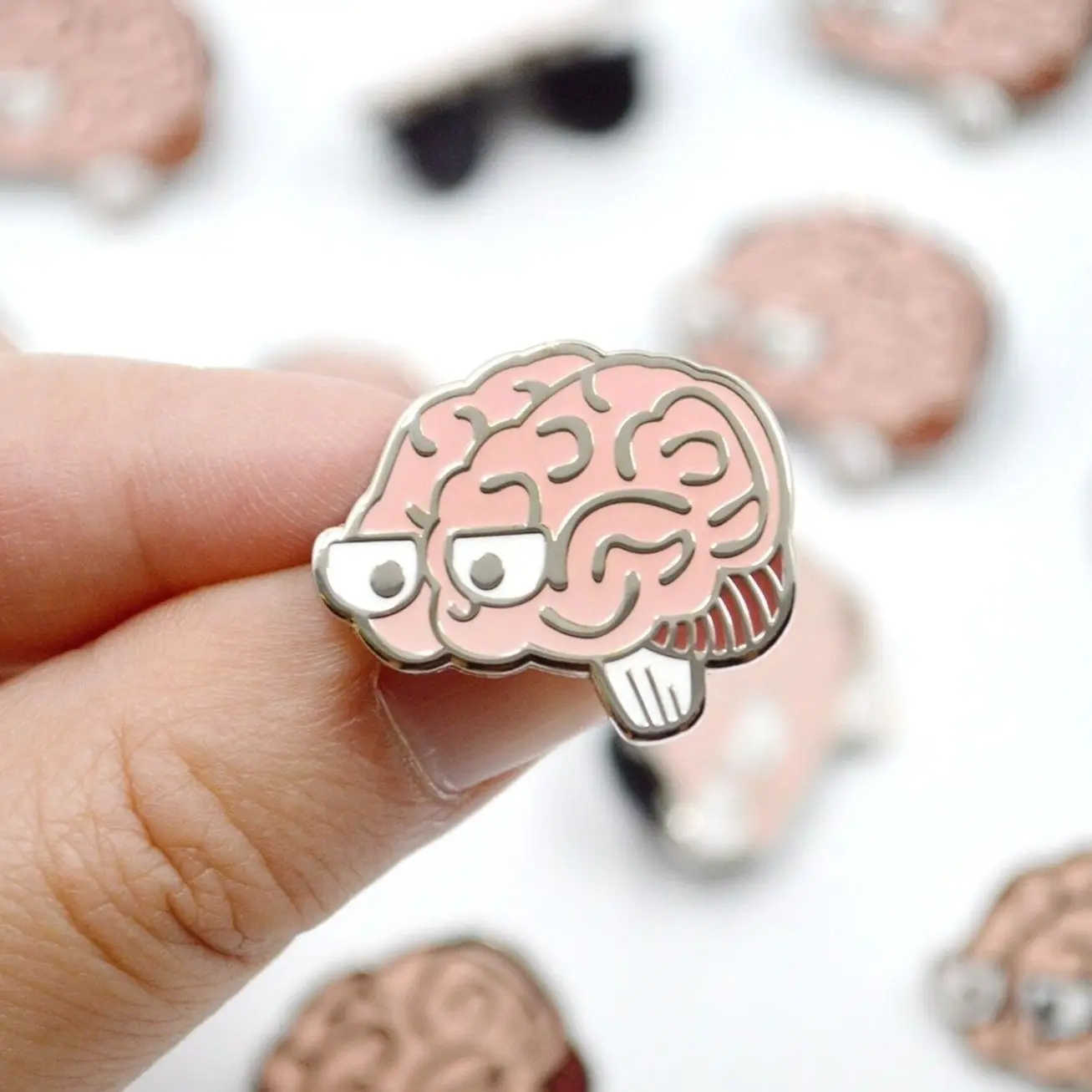 Brain Enamel Pin, Anatomy Lover Gift, Neurologist, Neuro ICU Nurse Stocking Stuffer, Biology Student, Scientist, Researcher, MLS, Lab Tech