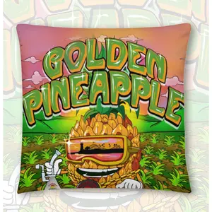 Golden Pineapple Pillow