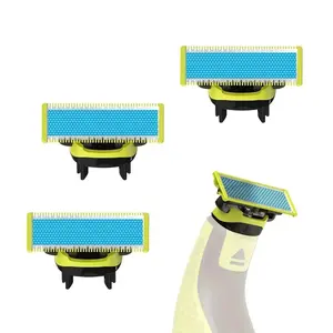 Replacement Small T-Blade Razor Heads, Models Qp2523, 2527, 6523, 2520, 2533, 2630, 6520, 3 Pack, Perfect Shaving Accessories