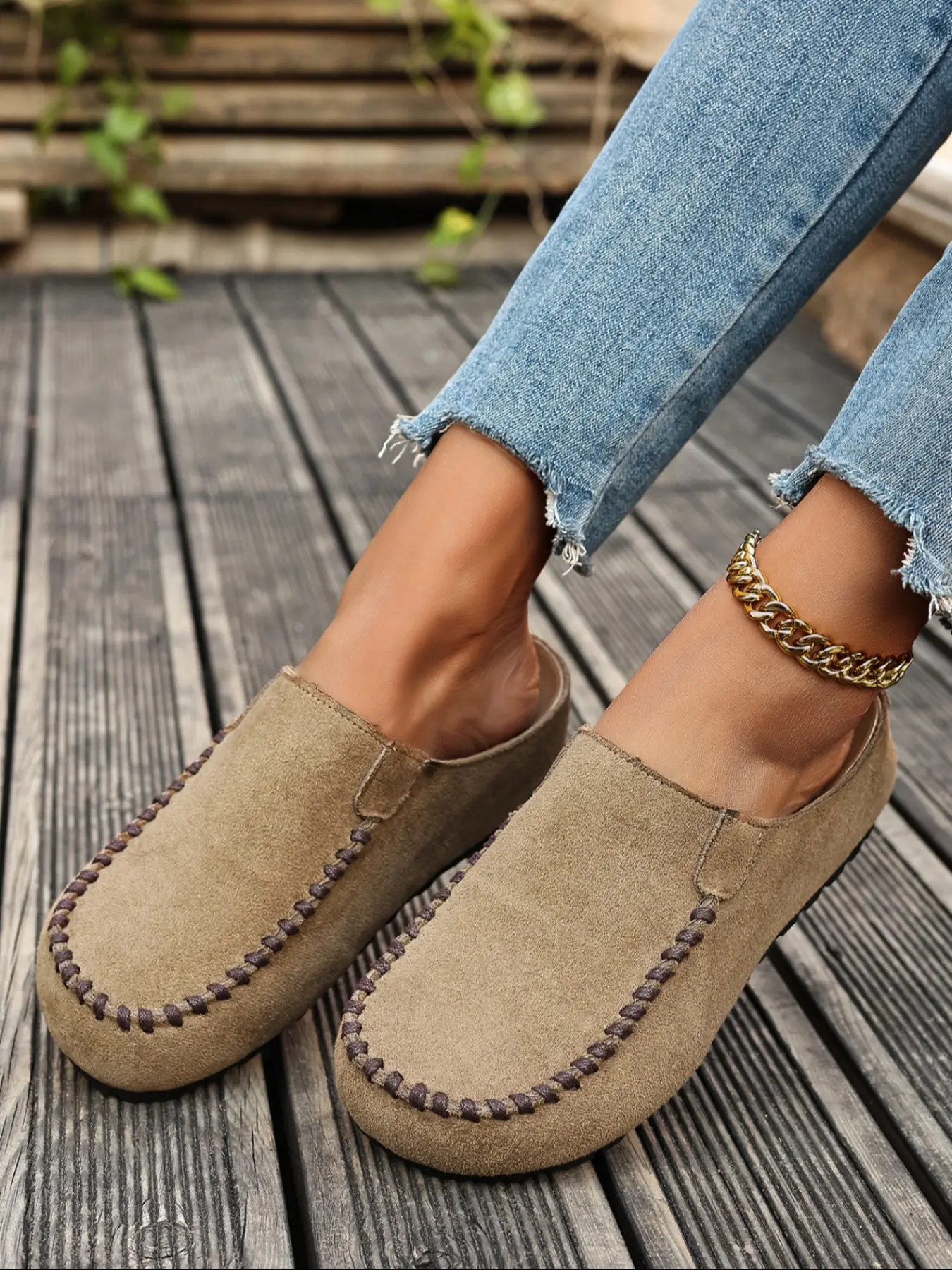 Comfortable Soft Sole Slip-On Flats, Classic Slip On, Vintage Handmade Style Women's Loafers, Lightweight Casual Daily Wear, Casual Office Footwear, All Seasons, Casual Fashion Shoes