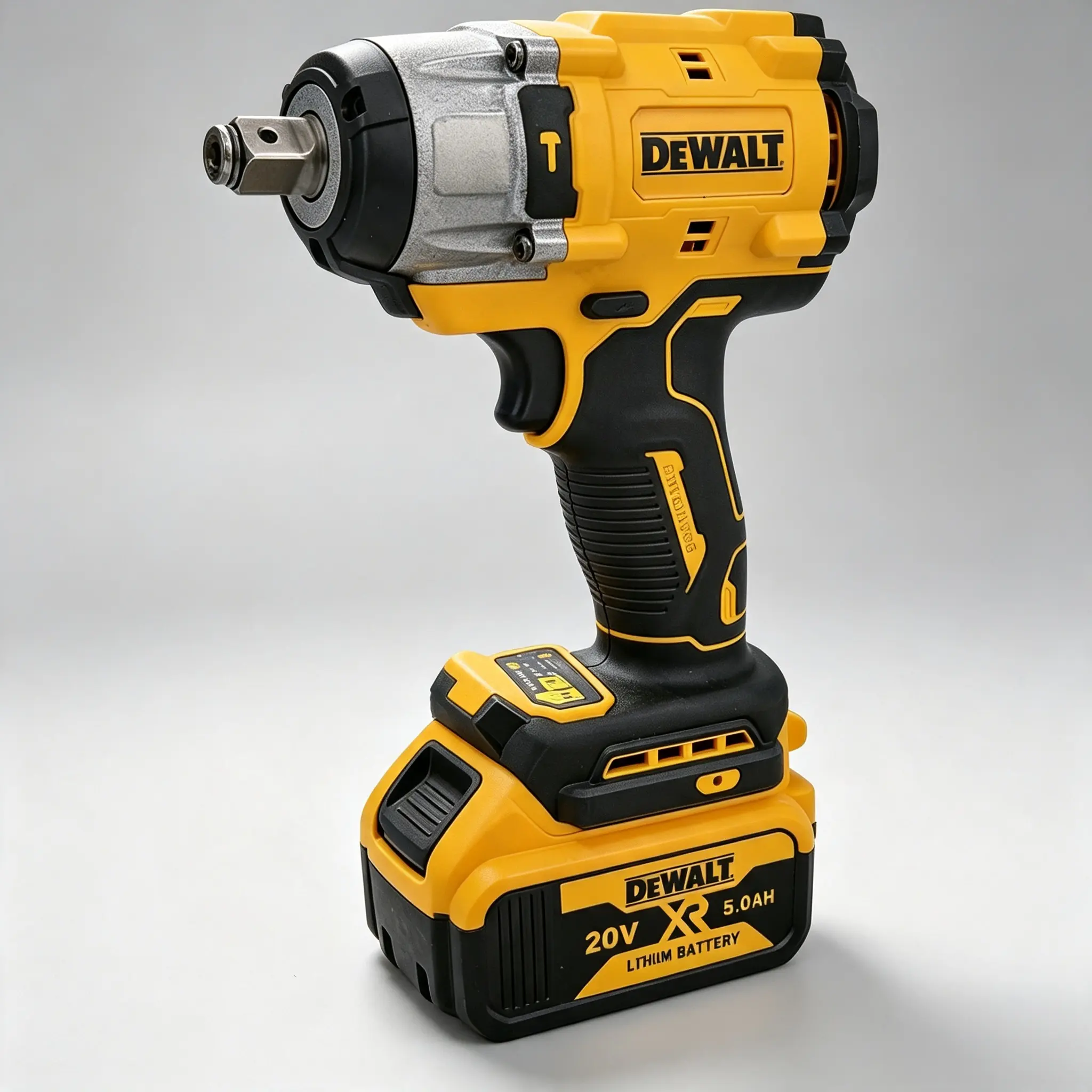 []DeWALT 20V Brushless Motor Cordless Manual Wrench (DCF880) - High Torque Car Tool, 203 Nm Torque Pin Design, 3300RPM Speed, Compact Build, for Home Decoration, Car Maintenance, Multitools & Accessories