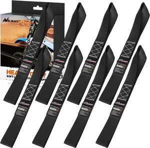 Nilight Soft Loop 1.7”×17" Motorcycle Tie Down Straps Heavy Duty 12000Lbs Max Break Strength for Securing ATV UTV Kayak Moving Cargo