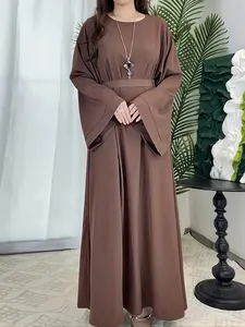 Women's Loose Fit Long Sleeve, Elegant Casual Muslim Clothing, Muslim Outfits, Versatile Middle East Style, All Season Wear