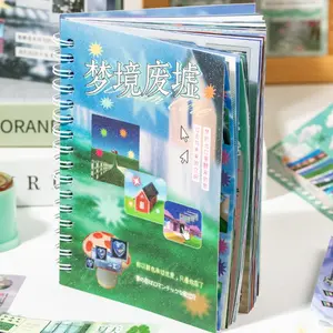 30 Pcs Pack Retro Time Rewind Cut Film Coil Book Hand Account Collage Material Scrapbook Materials DIY Diary Album Frame Decoration