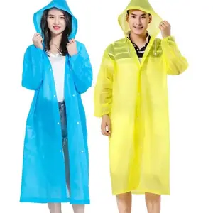 Adult Lightweight Portable Outdoor Raincoat/Poncho, Waterproof, Non-Disposable, Stylish Unisex for Travel & Hiking
