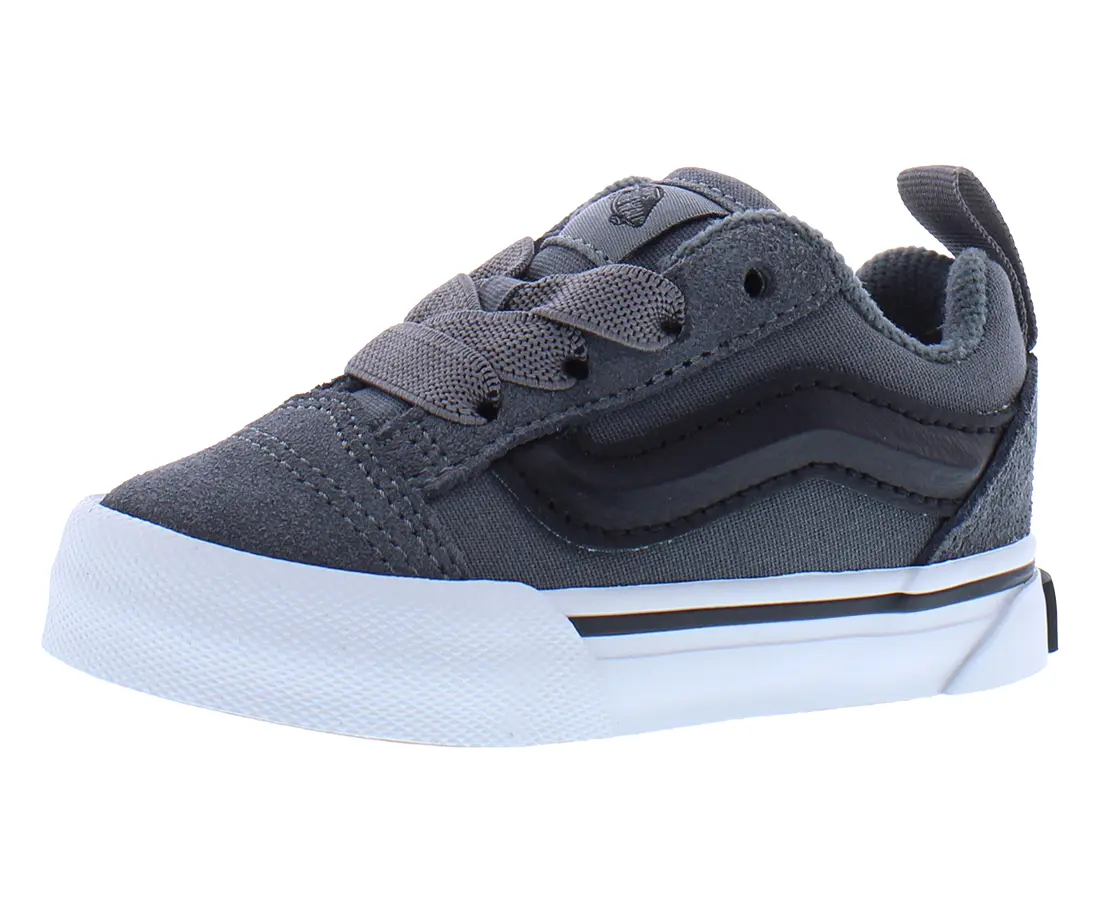 Vans KNU Skool Elastic Lace Infant/Toddler Shoes, Casual Prewalker Shoes, Prewalker Toddler Shoes