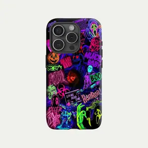 Retro Horror phone case, Horror Movie Phone Cases, Horror Halloween, Spooky Style, Gift, Protective Cover, halloween holiday