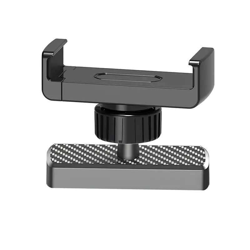 Magnetic Mobile Phone Mount - Compact 360° Rotating Strong Magnet Holder, Flexible Adjustable Hands-Free Suction Fit, for Content Creators, Gym Workouts, Compatible with iPhone/Android, Cell Phone Stand (Great Birthday Gift Option)