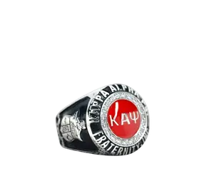 Kappa Alpha Psi Fraternity Ring (ΚΑΨ) - Classic Man Series, Silver