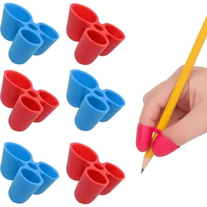 The Classics Writing Medium 6 Pack Pencil Grip – Ergonomic Aid for Kids, Pre-K, Special Needs, Fits Pencils, Pens, Utensils, Right or Left Hand, Easy Grip Trainer, Occupational Therapy