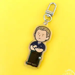 7 Styles The Pitt Acrylic Keychain | Robby Langdon Dana Mel Bag Charm Gifts