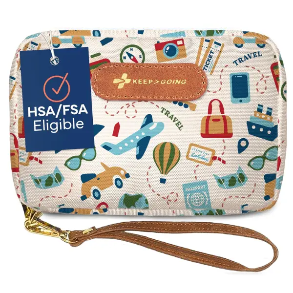 KEEP>GOING Travel GoKit - First Aid Kit with Essential Supplies for Travel