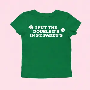 I Put The Double D's In St. Paddy's Day Baby Tee, Funny Saint Patricks Day, Funny St. Patty'sKiss Me I'm Irish, Lucky St Paddy's Day