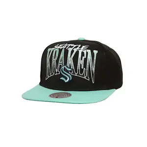 Seattle Kraken Mitchell & Ness Rise Up Snapback Hat