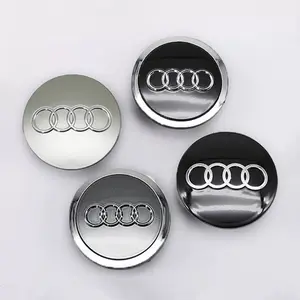 4Pcs 60/61/68/69/77mm For Audi Sline A3 A4 B5 B6 B7 B8 8P B9 8V 8L A6 C7 C6 A1 A5 A7 TT Q3 Q5 Q7 Q8 S3 S4 S5 S6 S7 RS3 RS5 Badge Car Wheel Hub Center Cap Emblem Rim Cover Logo Accessories