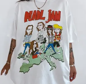 RARE Original Vintage Pearl Jam World Jam 1991 1992 Ten Tour T Shirt