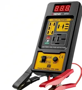 Relay Detector 11-25V  RT01 Digital Universal 4/5 Pins Car Battery Vehicle Detection Digital Display Voltage Battery Tester