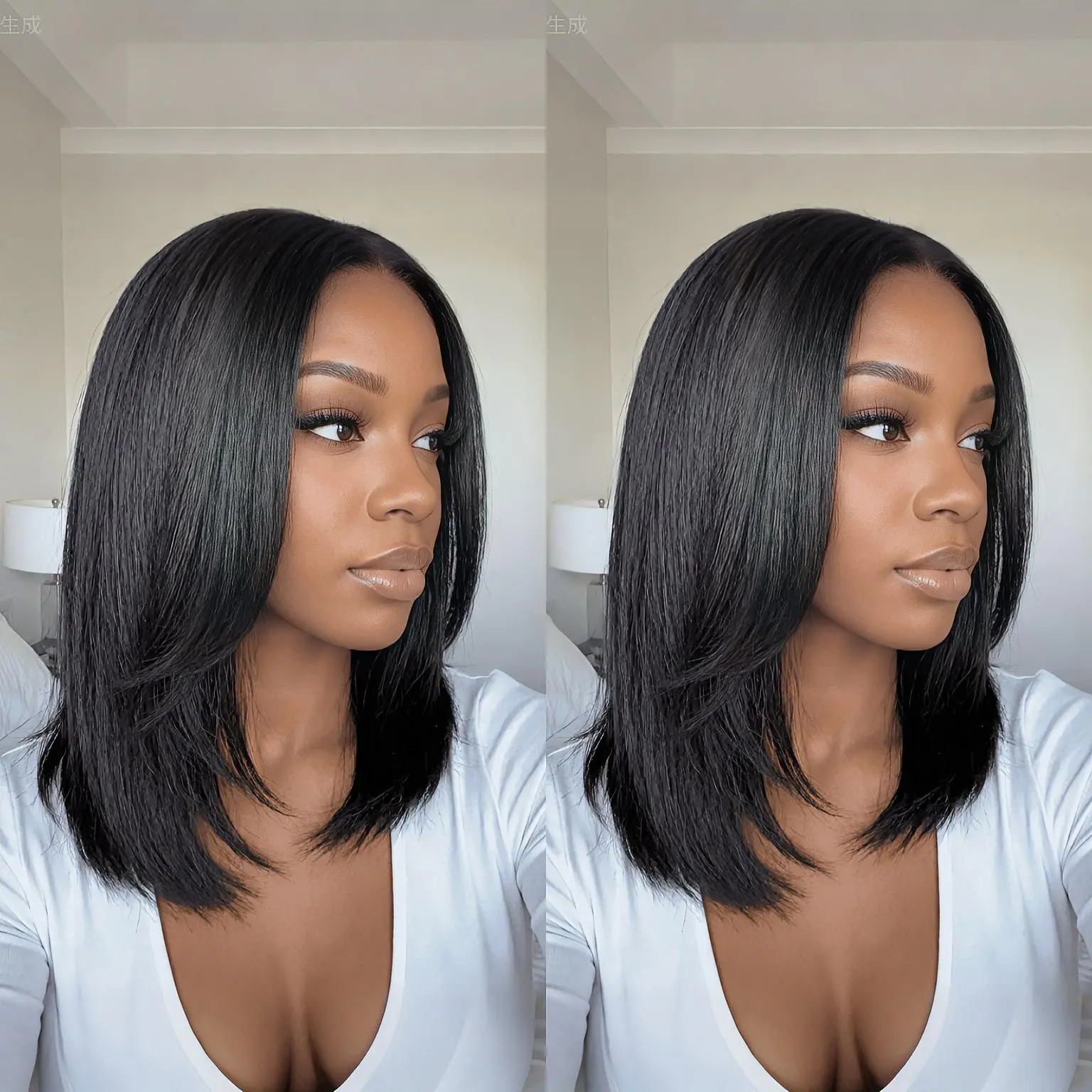 [New In] BGMgirl Wear Go 9x6 TPart Layered Cut Bob Yaki Straight Pre Everything Pre Bleached Knots Wear Go Pre Plucked HairlineWig Lace Draw-String Glueless Human Hair Wig #DealsForYouDays