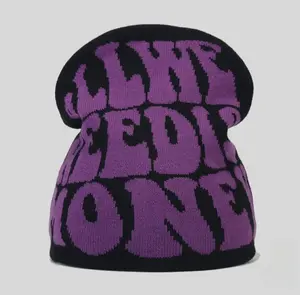 Alphabet Beanie “All We Need Is Money”