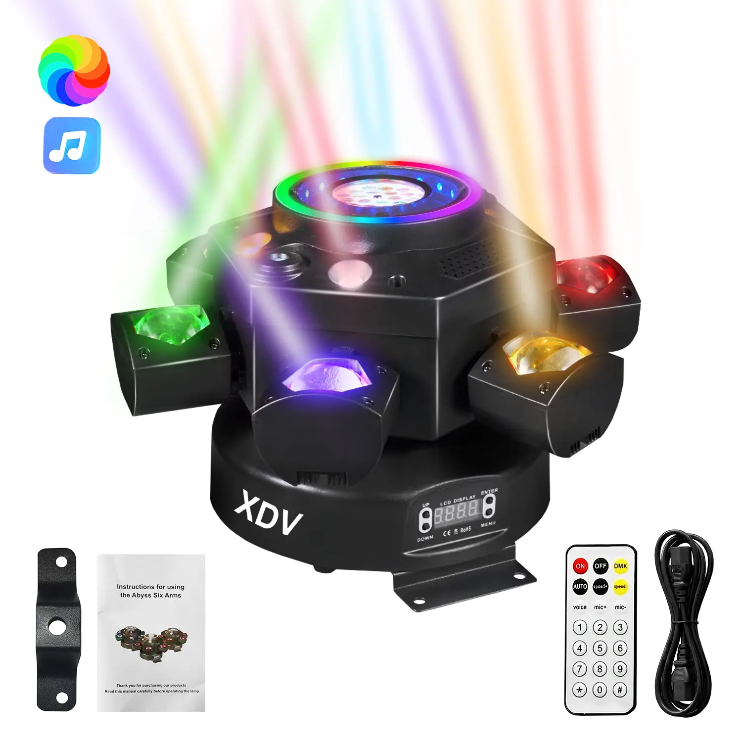 Abyss six-armed lamp