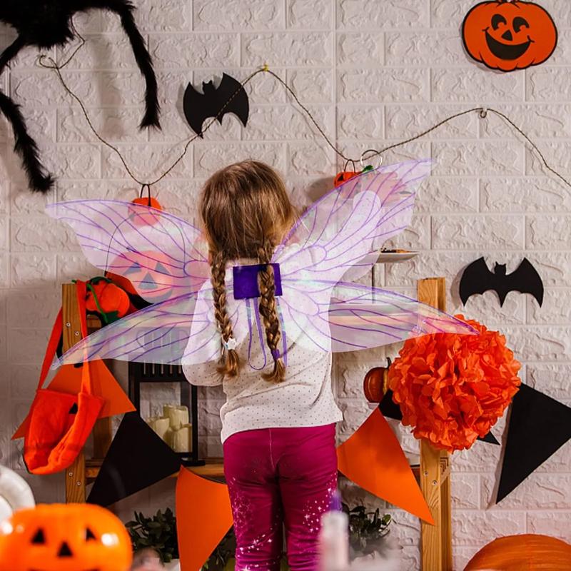 Fairy Wings for Adults, Butterfly Wings for Womens, Halloween Dress Up Fairy Costumes Women Sparkling Angel Wings