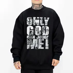 Only God Rap Chicano Clothing Mexican Clothes Lowrider Clothes Oversized Graphic Tee Medium Heavy Sweatshirt Hoodie for Men & Women Full Size S-5XL
