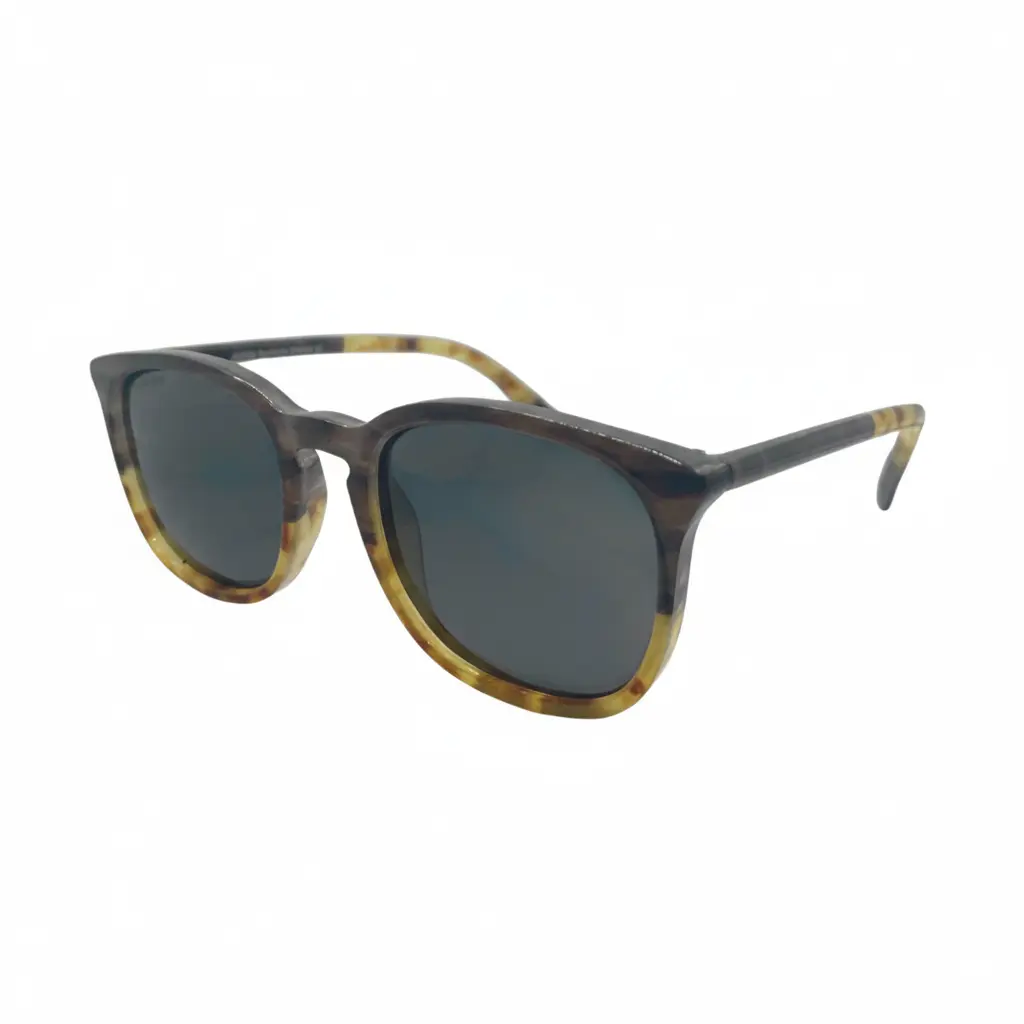 ROUTE 66 Riverton Polarized Sunglasses - Bold Round Frame for Desert Highways & Hidden Towns - Timeless Style for Every Journey
