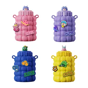 18oz Insulated Stainless Steel Tumbler With Strap, Leak Proof Double Wall Vacuum Sealed Travel Coffee Mug, Reusable Thermal Cup, BPA Free, With Lid & Handle, For Office, Home, Ideal For Christmas, Halloween