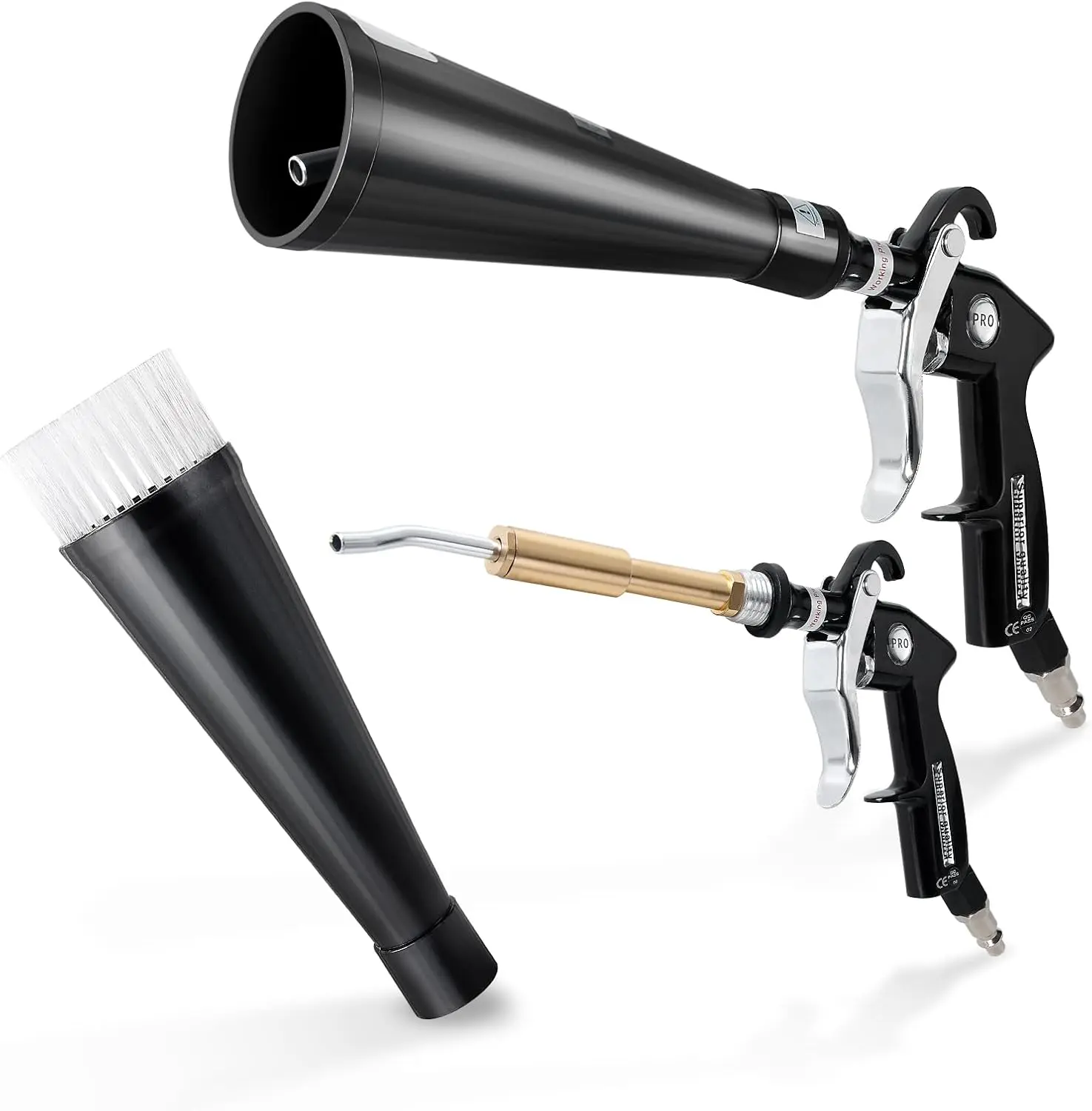 Tornado  Cleaning ,Vortex Air Blow  Quickly Removes Surface Dirt and Dust,Works with Air Compressor