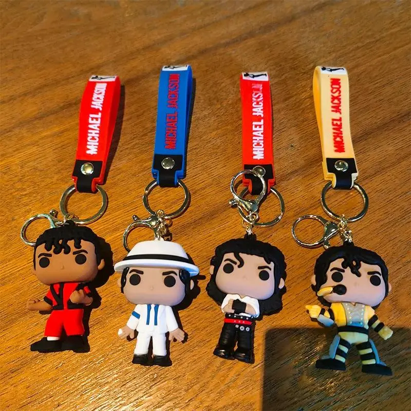 Famous Music Icon Keychain Figurines