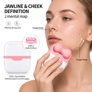 V Shape Ice Roller Face & Body | Instant Cooling Facial Massager to Depuff Eyes, Reduce Wrinkles, Tighten Skin & Shrink Pores | Portable Cold Therapy Tool for Pain Relief, Great Skincare Gift