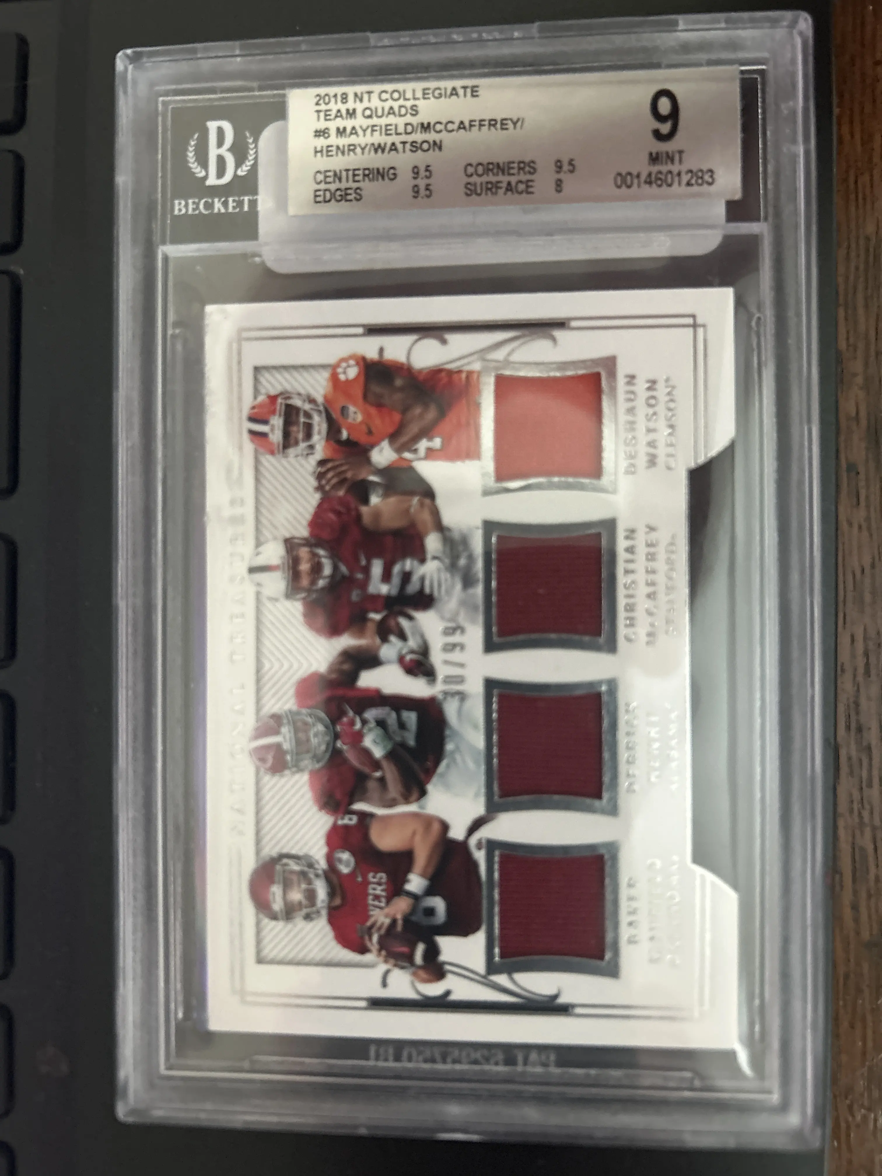 2018 national treasures quad patch