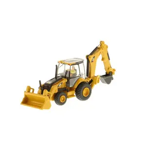 CAT Caterpillar 450E Backhoe Loader (High Line Series) 1:87 HO Scale Model - Diecast Masters 85263