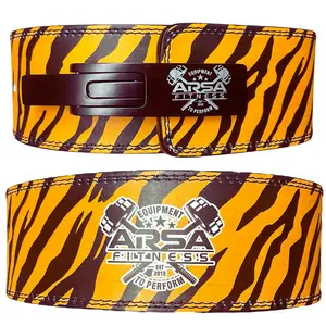 ARSA FITNESS WEIGHTLIFTING LEVER BELT Tiger Stripe EDITION 10MM