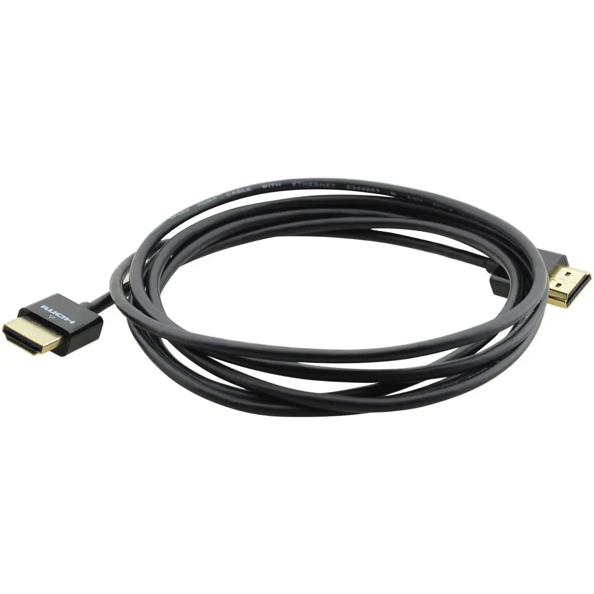 Kramer Electronics C-HM/HM/PICO Ultra-Slim Flexible High-Speed HDMI Cable with Ethernet, Black, 10'