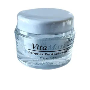 VitaMask Therapeutic Zinc & Sulfur Mask 1.7 FL oz 50 ml for Skin Care Face Mask