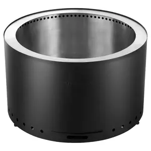VEVOR Smokeless Fire Pit Stove Bonfire 28 in Dia Wood Burning Stainless Steel