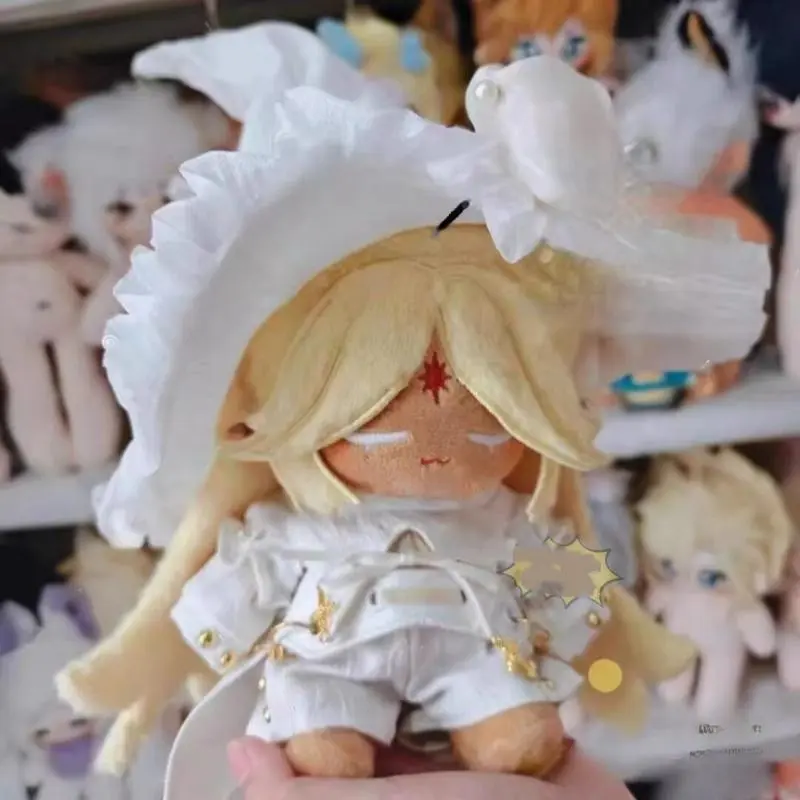 20cm Game Anime Vanilla Cookie Kingdom Stuffed Cotton Doll Toy - Fabric Body, DIY Dress-Up for DIY Projects, Anime Enthusiasts & Fans of Vanilla Cookie Kingdom - Handmade Soft Figurine Gift for Collection (Home Decor Statue), Handmade Figures