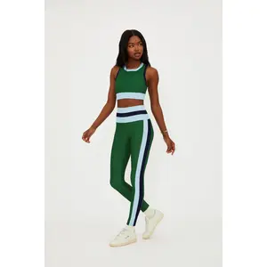 Beach Riot - Mariella Legging (Ivy Colorblock)
