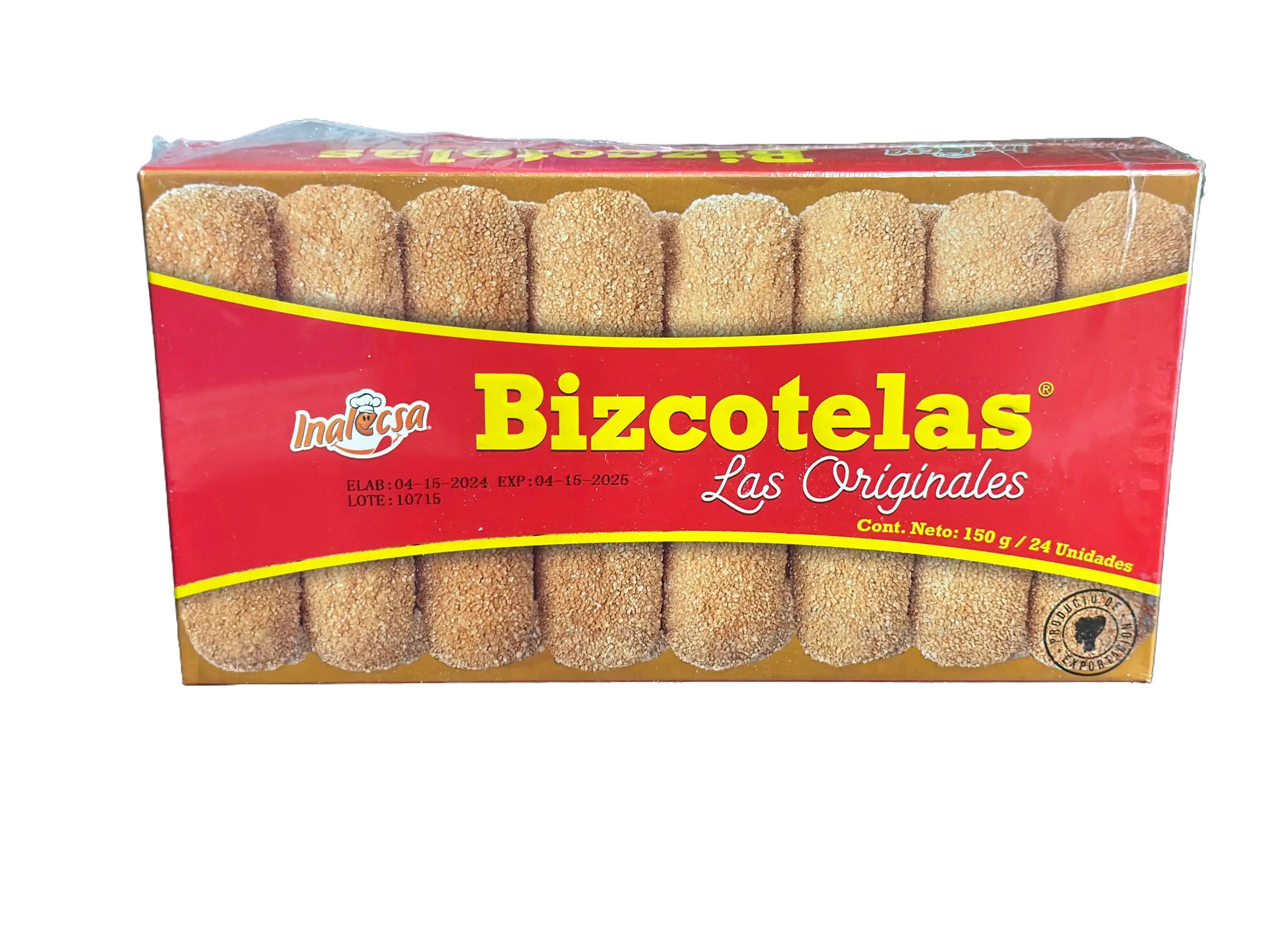 Bizcotelas Inalecsa-Bizcochos-Pastelitos suaves ecuatorianos
