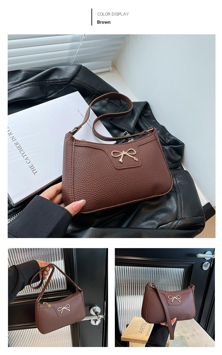 Womens Stylish Bow-Tie Western-Style Underarm Bag