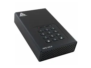 Apricorn Aegis Padlock DT 24 TB Desktop External  Hard Drive - 3.5" - TAA Compliant (ADT-3PL256F-24TB)
