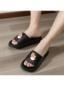 Cute Penguin & Bear Slippers with Adorable Cartoon Pattern Cozy Home Shoes for Kids and Adults Soft NonSlip Indoor Footwear Perfect Gift for Family