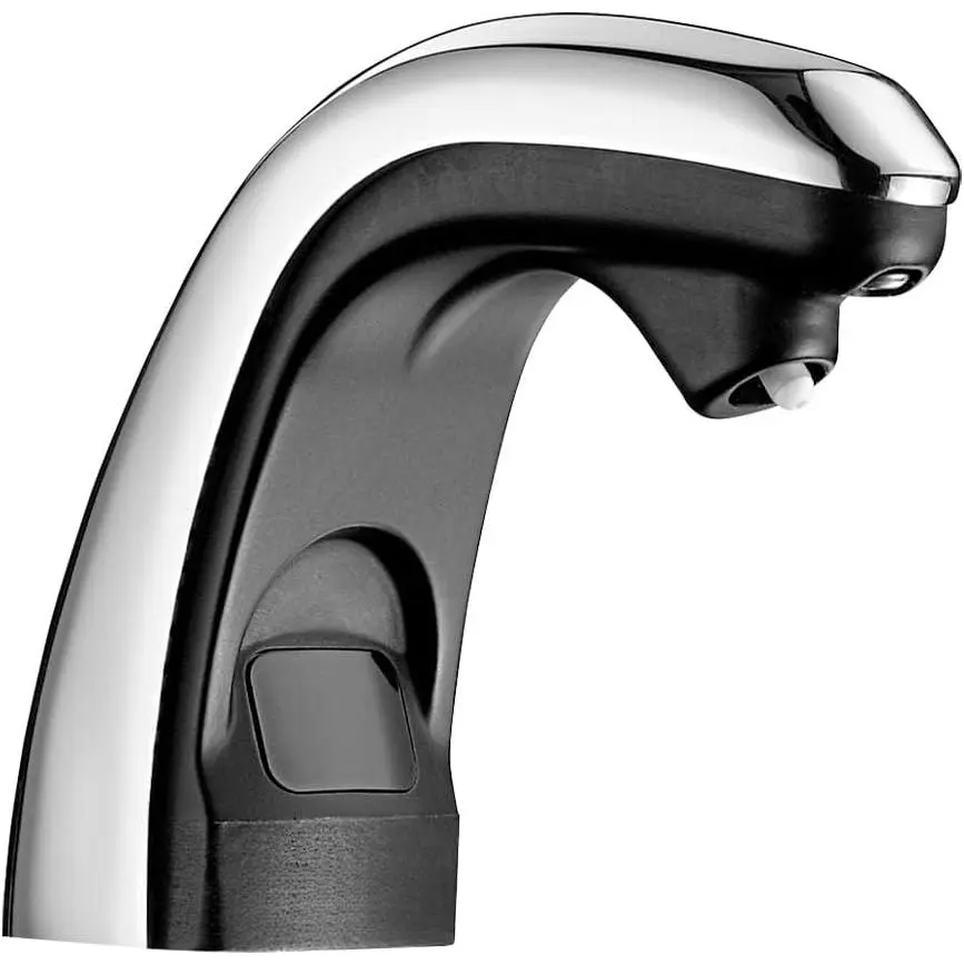 ESD-250 Deck-Mounted Liquid Soap Dispenser - Infrared Sensor Activated, Polished Chrome Finish, Battery-Powered, Modular One-Piece Construction,3346050