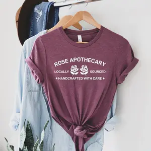 Rose Apothecary Shirt, Schitt Creek Shirt, Rosebud Motel Shirt, Handcrafted with Care, Moira Rose Shirt, David Rose Shirt, Schitt Creek Gift IHD